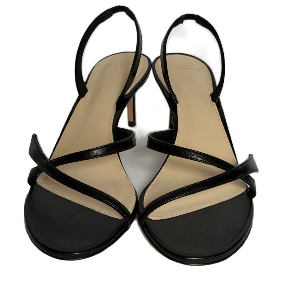 Alexandre Birman Black Leather Sandals Size 39.5 NWB Tita 60 Couros/Preto - Picture 3 of 8
